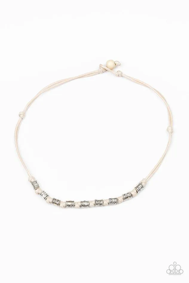 Necklaces Paparazzi Jewelry Paparazzi Necklace PIRATE First Class White