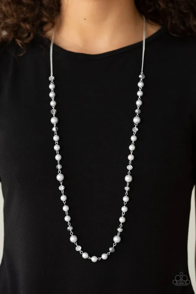 Necklaces Paparazzi Jewelry Paparazzi Necklace Pristine Prestige Silver