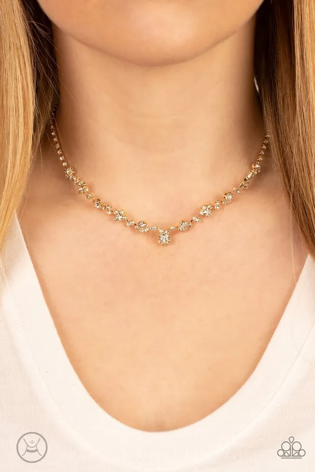 Necklaces Paparazzi Jewelry Paparazzi Necklace Regal Rebel Gold