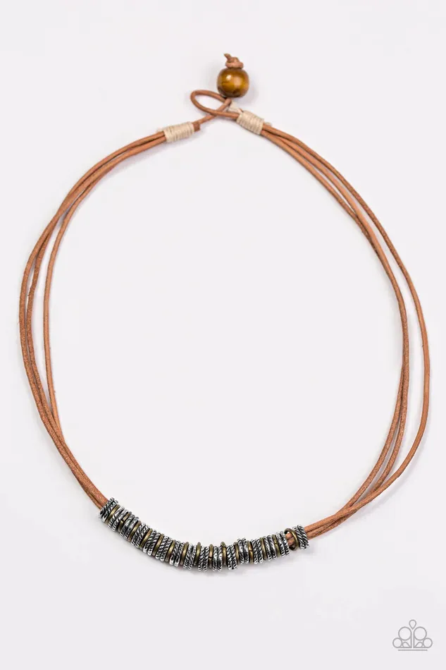 Necklaces Paparazzi Jewelry Paparazzi Necklace Scenic View Brown