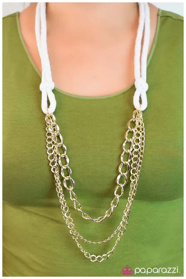 Necklaces Paparazzi Jewelry Paparazzi Necklace Unchained Melody White