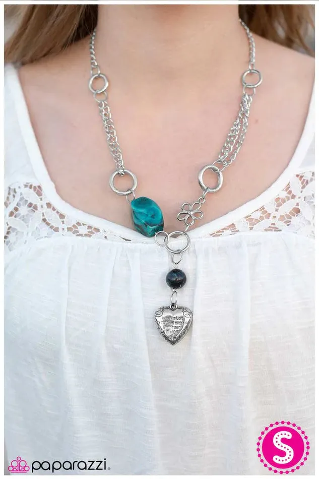 Necklaces Paparazzi Jewelry Paparazzi Necklace Vixen Blue