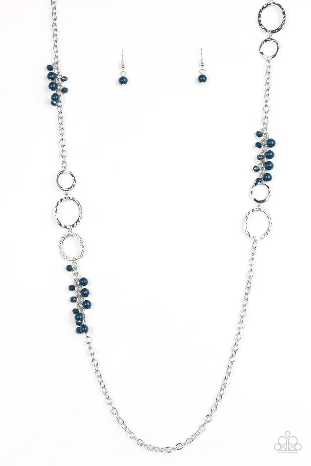 Necklaces Paparazzi Jewelry Paparazzi Necklace Wanderlust Way Blue