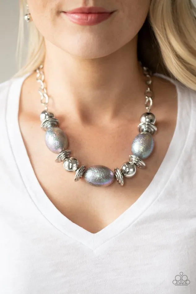 Necklaces Paparazzi Jewelry Paparazzi Necklace Welcome To The Big Leagues Silver