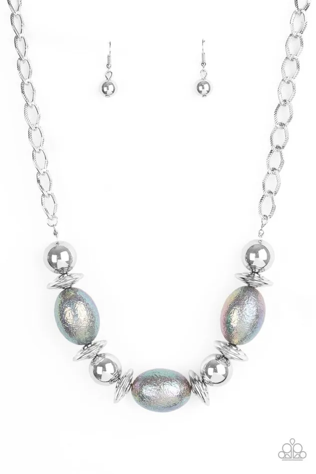 Necklaces Paparazzi Jewelry Paparazzi Necklace Welcome To The Big Leagues Silver Necklaces Paparazzi Jewelry Paparazzi Necklace Welcome To The Big Leagues Silver
