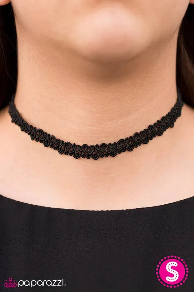Necklaces Paparazzi Jewelry Paparazzi Necklace What A FRILL Black