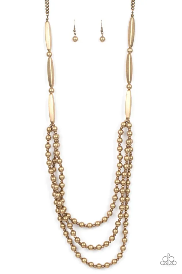 Necklaces Paparazzi Necklace Beaded Beacon Brass Paparazzi Jewelry Necklaces Paparazzi Necklace Beaded Beacon Brass Paparazzi Jewelry