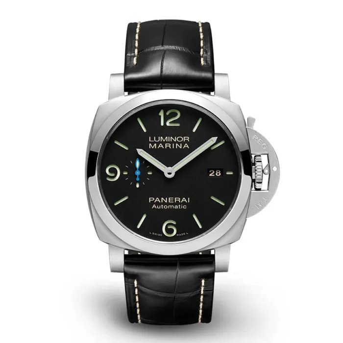 Panerai Luminor Marina 44mm Watch Ref PAM01312 Black Index Dial Stainless Steel Bracelet Panerai Bracelets Panerai Luminor Marina 44mm Watch Ref PAM01312 Black Index Dial Stainless Steel Bracelet Panerai Bracelets