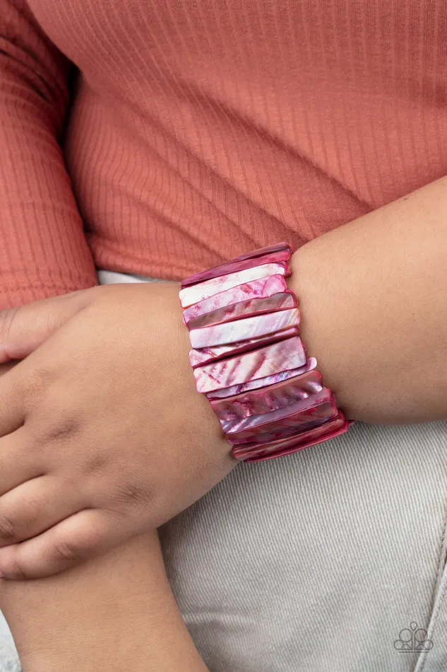 Paparazzi Bracelet Beach Blast Red Paparazzi Jewelry Bracelets