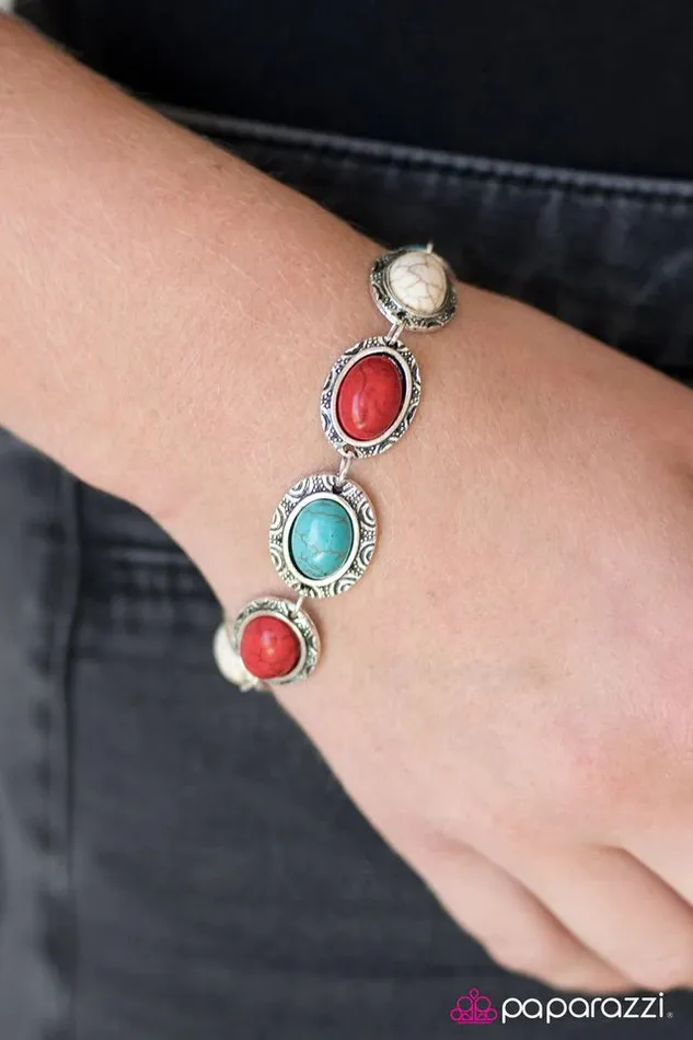 Paparazzi Bracelet Catch You On The CLIFFSIDE Multi Paparazzi Jewelry Bracelets