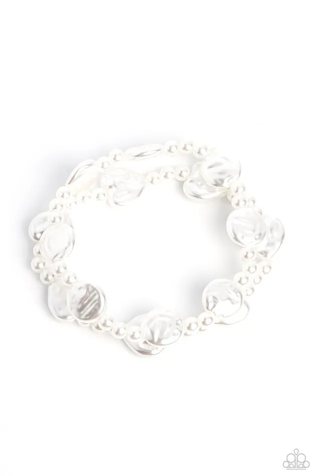 Paparazzi Bracelet Good Time PEARL White Paparazzi Jewelry Bracelets Paparazzi Bracelet Good Time PEARL White Paparazzi Jewelry Bracelets