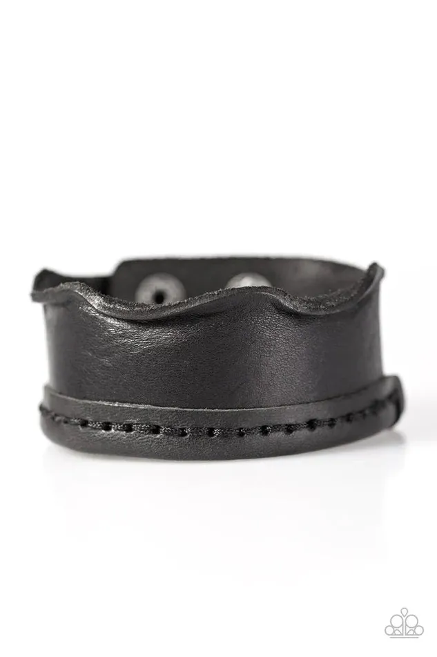 Paparazzi Bracelet How Riveting Black Paparazzi Jewelry Bracelets