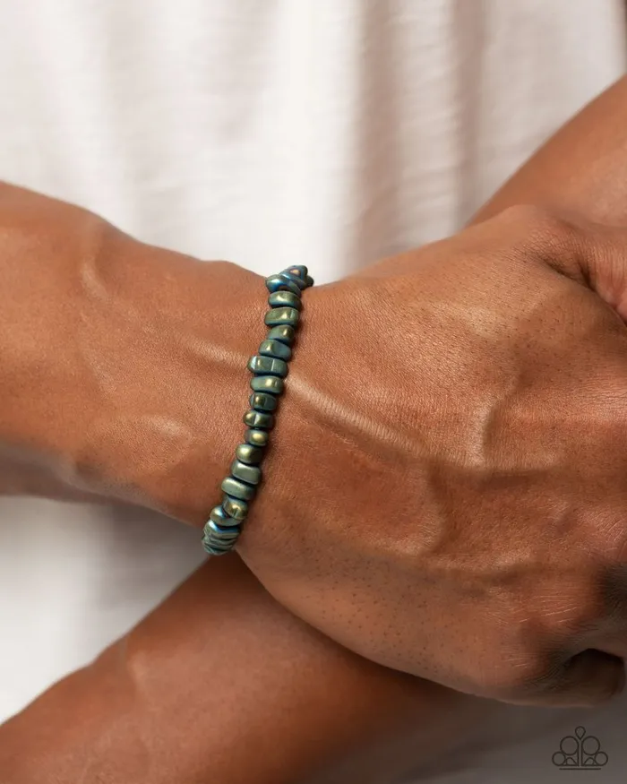 Paparazzi Bracelet Matte Makeover Green Paparazzi Jewelry Bracelets