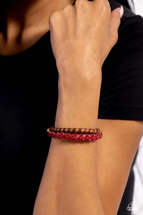 Paparazzi Bracelet Ranch Hand Red Paparazzi Jewelry Bracelets