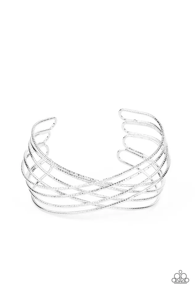Paparazzi Bracelet Strike Out Shimmer Silver Paparazzi Jewelry Bracelets Paparazzi Bracelet Strike Out Shimmer Silver Paparazzi Jewelry Bracelets
