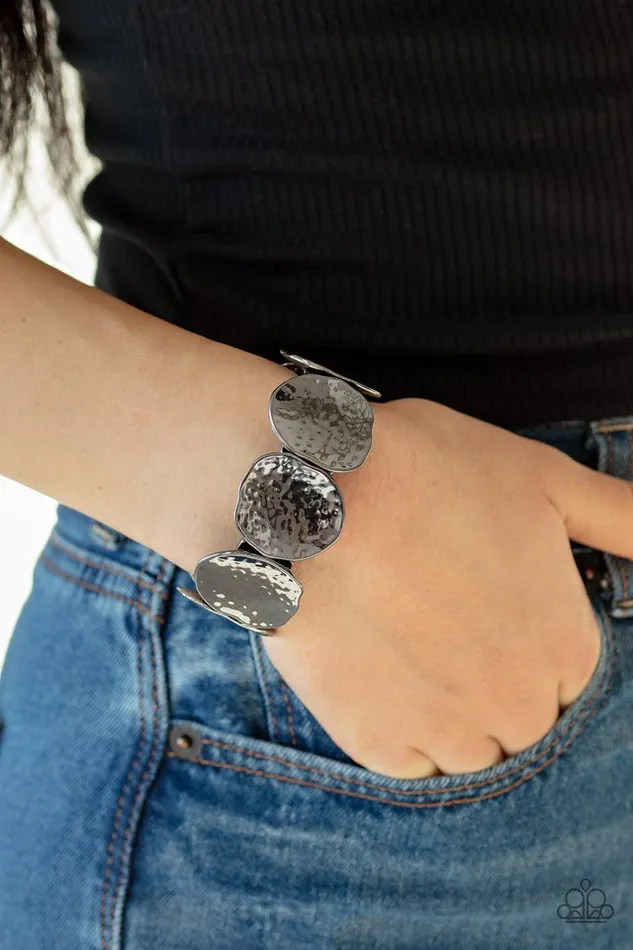Paparazzi Bracelet Treasure Cache Black Paparazzi Jewelry Bracelets