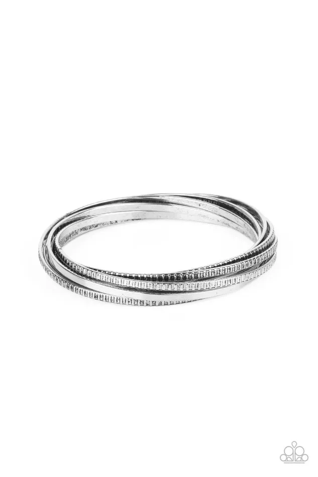 Paparazzi Bracelet Trending in Tread Silver Paparazzi Jewelry Bracelets Paparazzi Bracelet Trending in Tread Silver Paparazzi Jewelry Bracelets