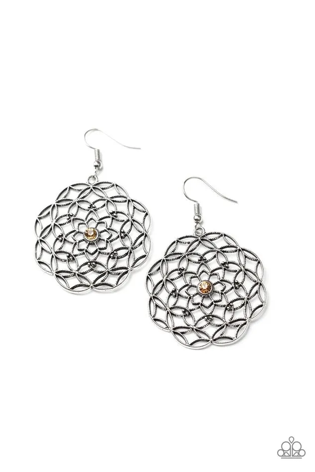 Paparazzi Earring Botanical Bash Brown Paparazzi Jewelry Earrings Paparazzi Earring Botanical Bash Brown Paparazzi Jewelry Earrings