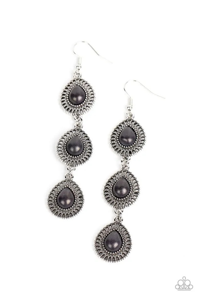 Paparazzi Earring Desertscape Dweller Black Paparazzi Jewelry Earrings Paparazzi Earring Desertscape Dweller Black Paparazzi Jewelry Earrings
