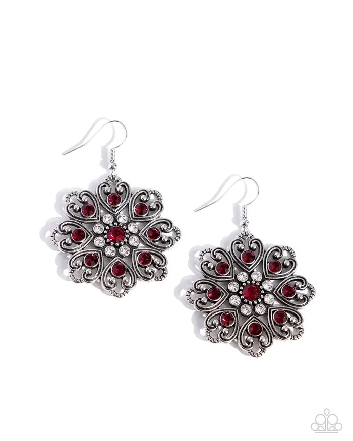Paparazzi Earring Garden of Love Red Paparazzi Jewelry Earrings Paparazzi Earring Garden of Love Red Paparazzi Jewelry Earrings