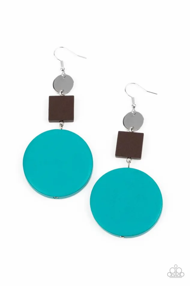 Paparazzi Earring Modern Materials Blue Paparazzi Jewelry Earrings Paparazzi Earring Modern Materials Blue Paparazzi Jewelry Earrings
