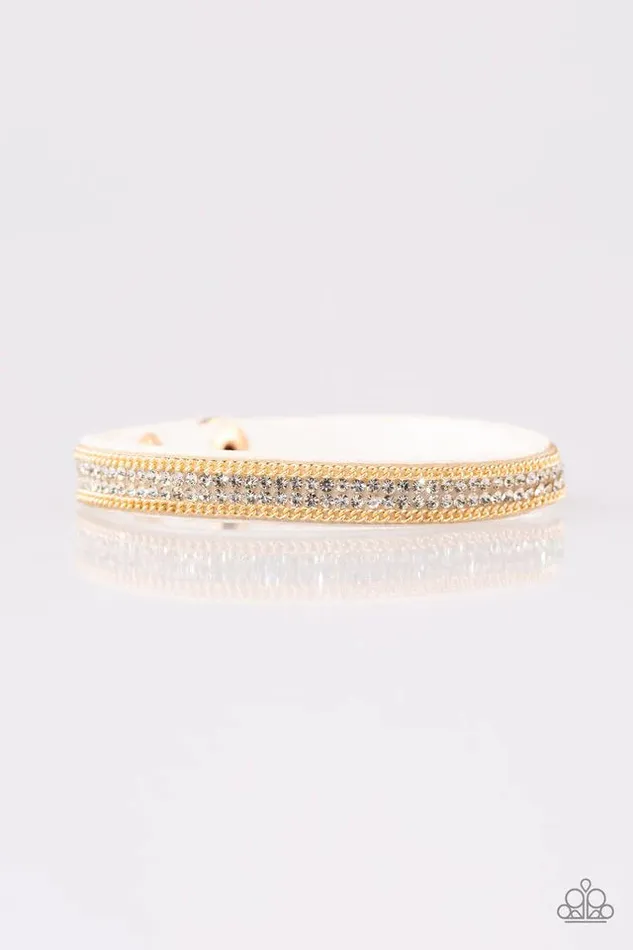 Paparazzi Jewelry Bracelets Paparazzi Bracelet Babe Bling White