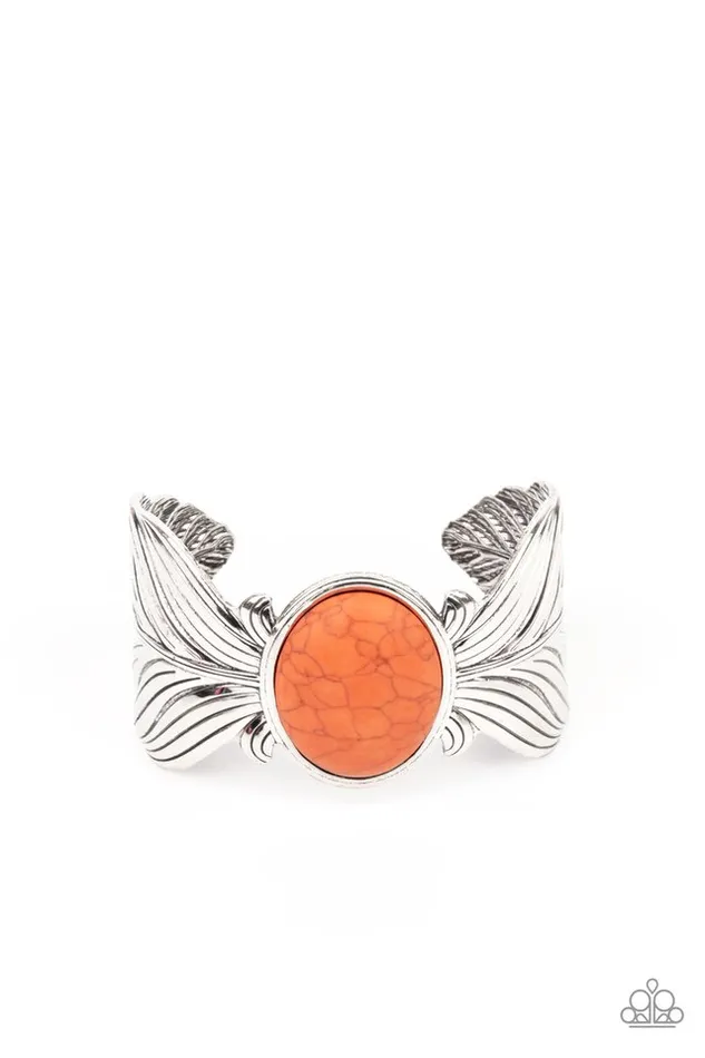 Paparazzi Jewelry Bracelets Paparazzi Bracelet Born to Soar Orange Paparazzi Jewelry Bracelets Paparazzi Bracelet Born to Soar Orange