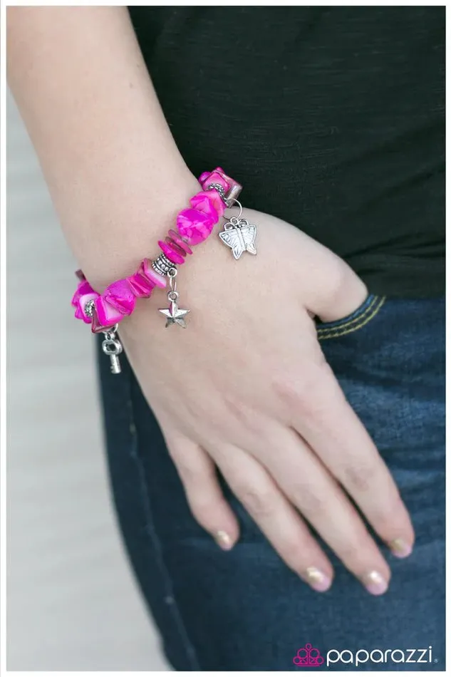 Paparazzi Jewelry Bracelets Paparazzi Bracelet Caribbean Queen Pink