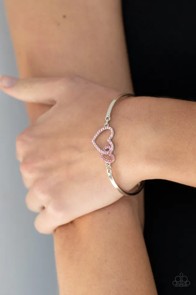 Paparazzi Jewelry Bracelets Paparazzi Bracelet Cupid is Calling Pink