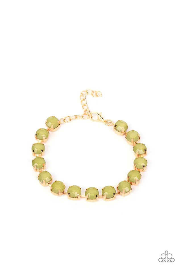 Paparazzi Jewelry Bracelets Paparazzi Bracelet Dreamy Debutante Green