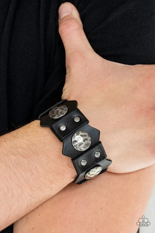 Paparazzi Jewelry Bracelets Paparazzi Bracelet Electrified Edge Black
