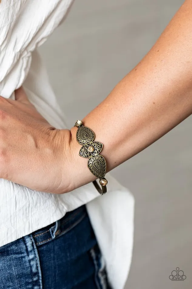 Paparazzi Jewelry Bracelets Paparazzi Bracelet Flourishing Fashion Brass