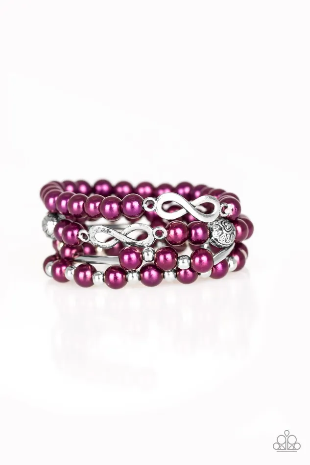 Paparazzi Jewelry Bracelets Paparazzi Bracelet Limitless Luxury Purple