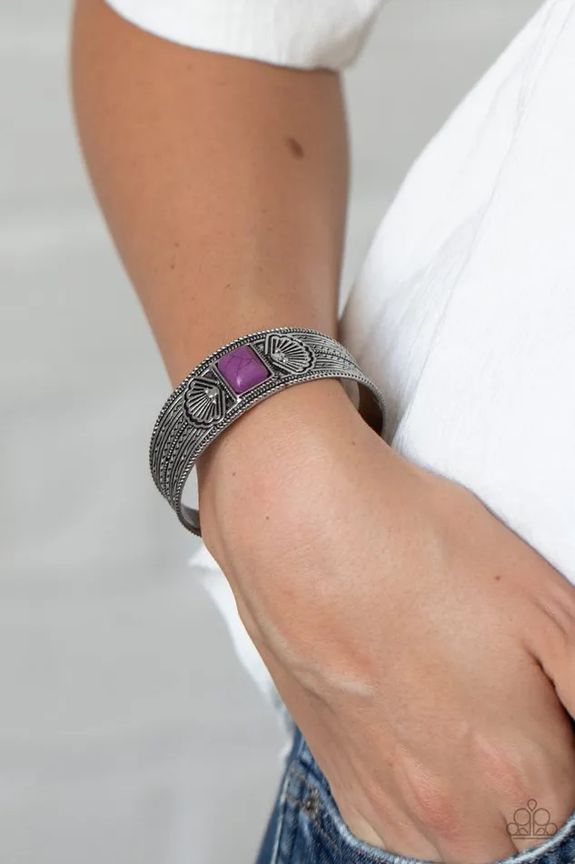 Paparazzi Jewelry Bracelets Paparazzi Bracelet Ocean Mist Purple
