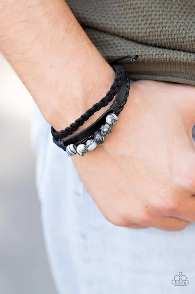 Paparazzi Jewelry Bracelets Paparazzi Bracelet OffRoad Rebel Black