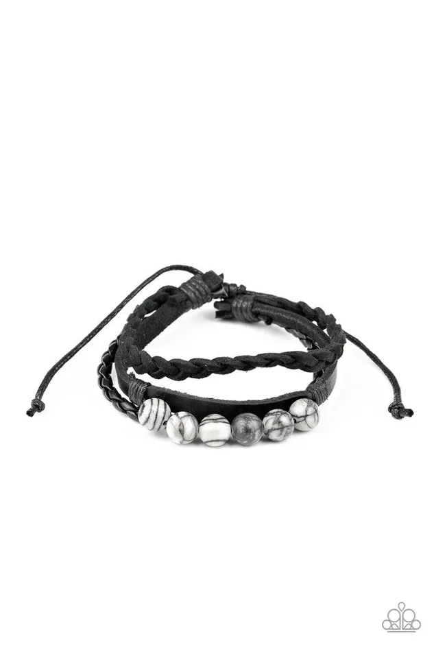 Paparazzi Jewelry Bracelets Paparazzi Bracelet OffRoad Rebel Black Paparazzi Jewelry Bracelets Paparazzi Bracelet OffRoad Rebel Black