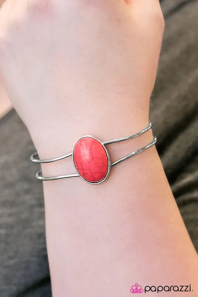 Paparazzi Jewelry Bracelets Paparazzi Bracelet Painted Desert Orange