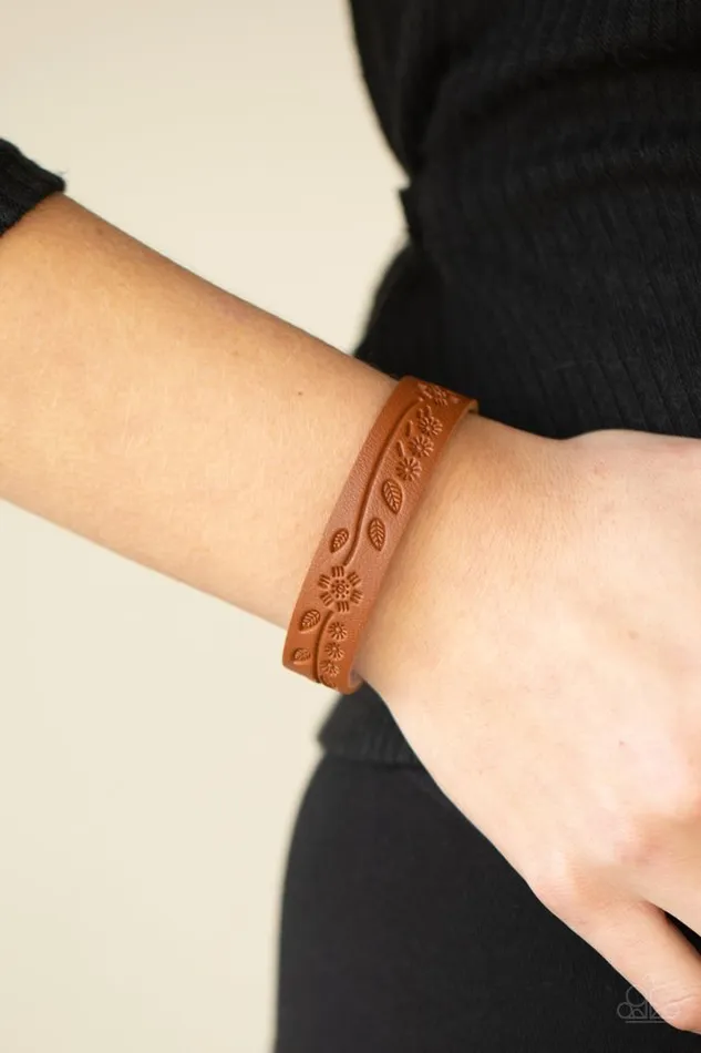 Paparazzi Jewelry Bracelets Paparazzi Bracelet Rural Equinox Brown