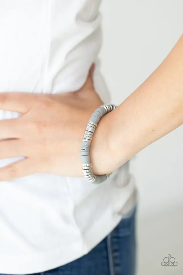 Paparazzi Jewelry Bracelets Paparazzi Bracelet Stacked In Your Favor Silver