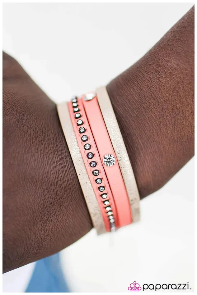 Paparazzi Jewelry Bracelets Paparazzi Bracelet The Wimbledon Orange