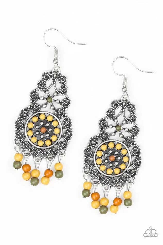 Paparazzi Jewelry Earrings Paparazzi Earring Courageously Congo Multi