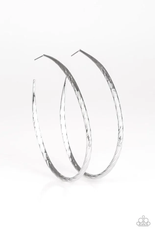 Paparazzi Jewelry Earrings Paparazzi Earring Fleek All Week Silver