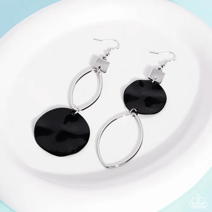 Paparazzi Jewelry Earrings Paparazzi Earring Obsessive Ostinato Black Paparazzi Jewelry Earrings Paparazzi Earring Obsessive Ostinato Black