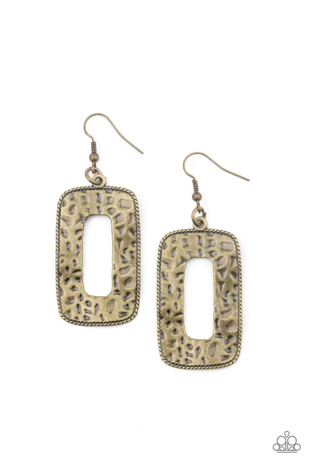 Paparazzi Jewelry Earrings Paparazzi Earring Primal Elements Brass Paparazzi Jewelry Earrings Paparazzi Earring Primal Elements Brass