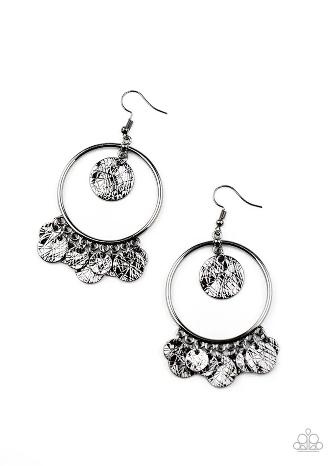 Paparazzi Jewelry Earrings Paparazzi Earring Start From Scratch Black Paparazzi Jewelry Earrings Paparazzi Earring Start From Scratch Black