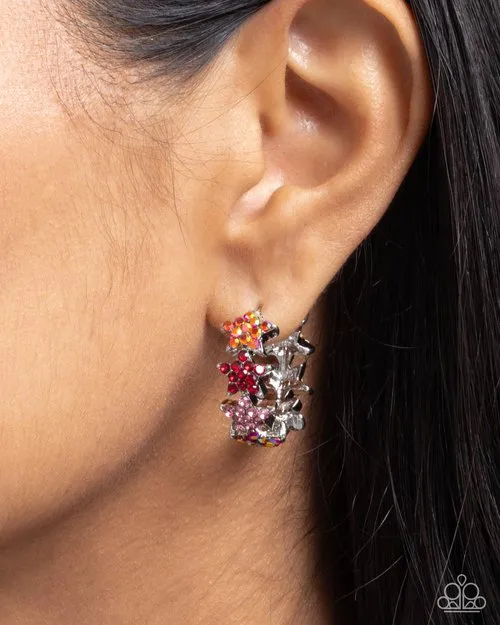 Paparazzi Jewelry Earrings Paparazzi Earring Stellar Surrender Red