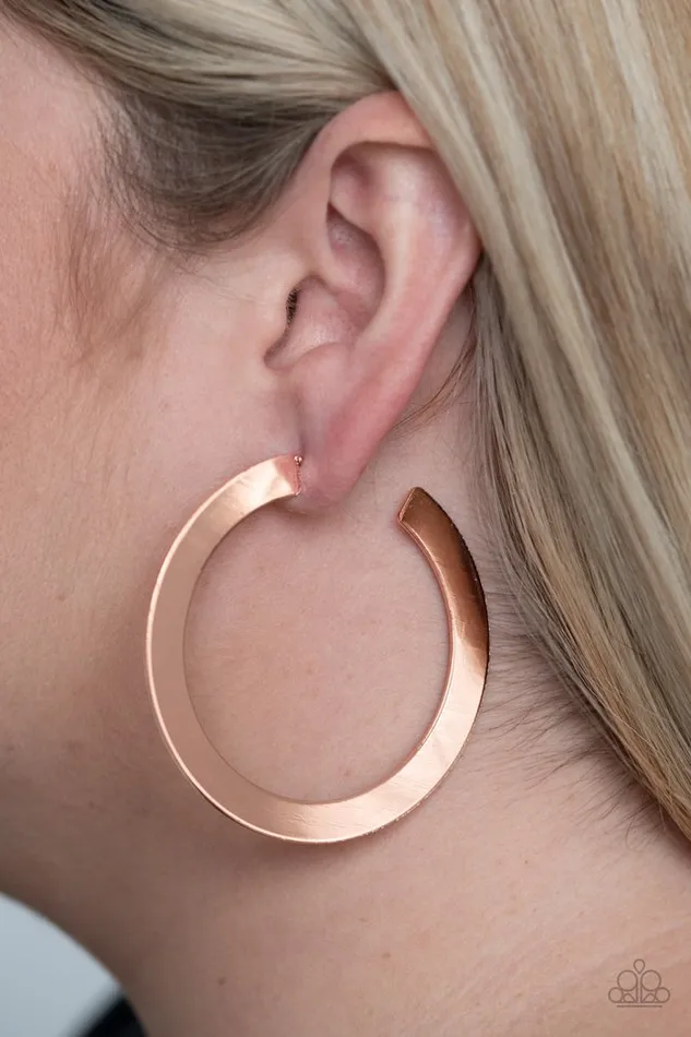 Paparazzi Jewelry Earrings Paparazzi Earring The Inside Track Copper