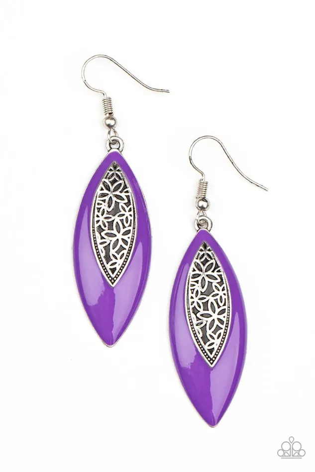 Paparazzi Jewelry Earrings Paparazzi Earring Venetian Vanity Purple Paparazzi Jewelry Earrings Paparazzi Earring Venetian Vanity Purple