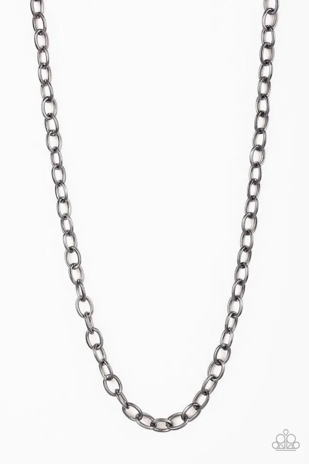 Paparazzi Jewelry Necklaces Paparazzi Necklace Courtside Seats Black