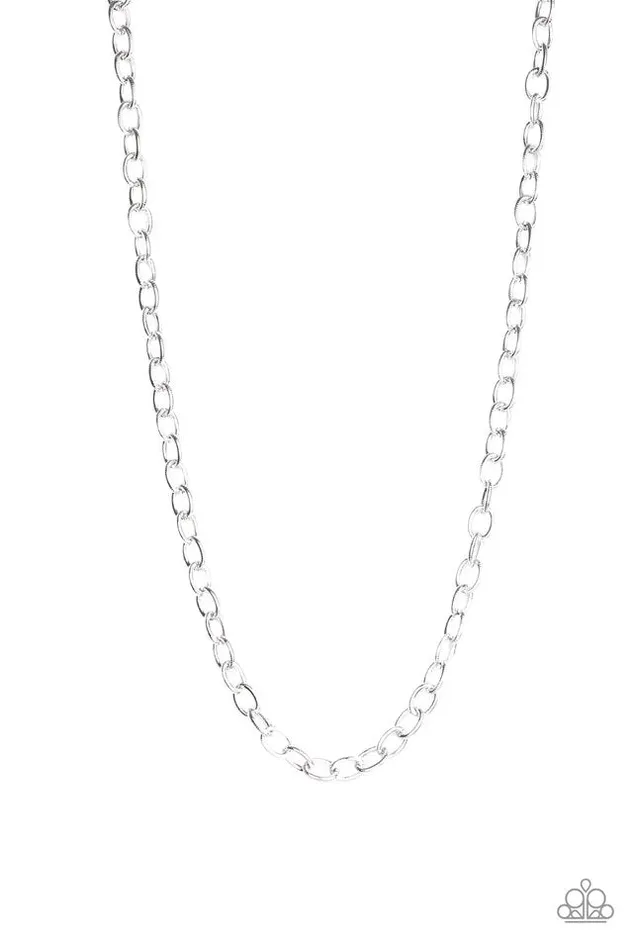 Paparazzi Jewelry Necklaces Paparazzi Necklace Courtside Seats Silver